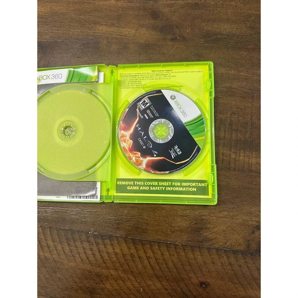 Halo 4 Microsoft Xbox 360 Video Game 2-Disc Set with Manual 343 Industries‎ NTSC